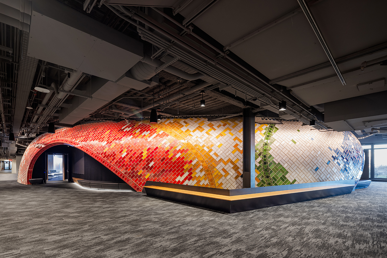 Image of SJT Bandshell Showcasing Tile in Guastavino Style